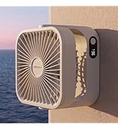 LAIDOLAILA Cruise Ship Approved Fan – 5000mAh Rechargeable Battery, 16H Runtime, USB-C Charging, ...