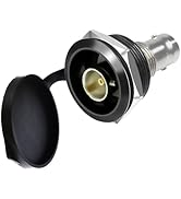 YiKaiEn 75 Ohm Gold-Plated BNC Panel Mount Connector - SDI-Compatible Female-to-Female Coaxial Ad...