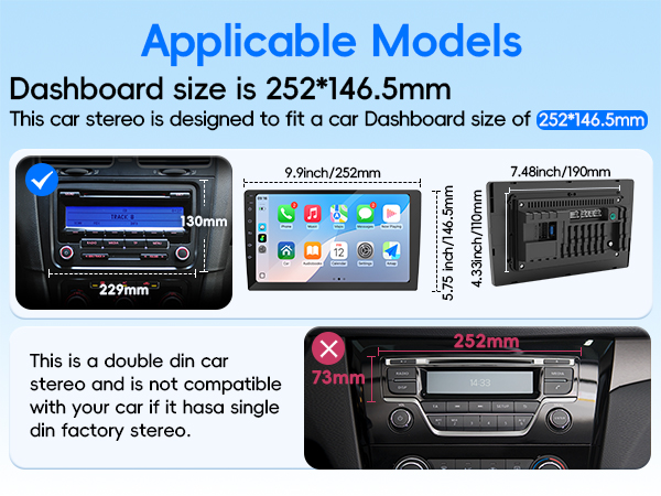 double din car stereo
