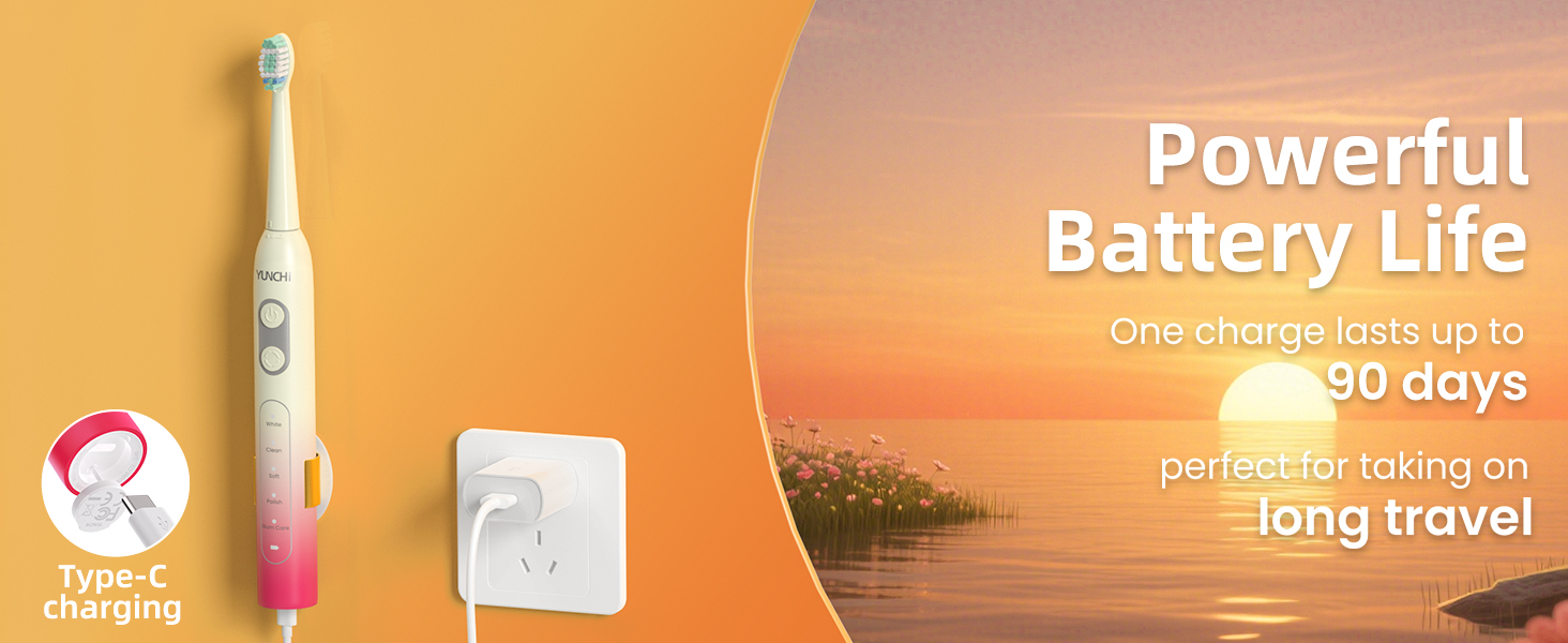 Type-C Charging &amp; 55 Days Long