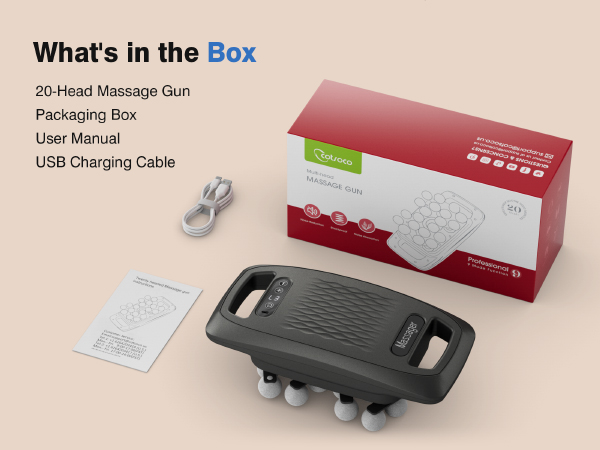 20-Head Massage Gun