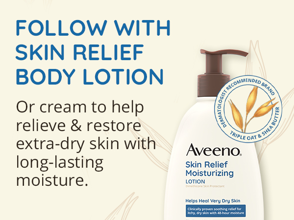 Skin Relief body lotion cream relieve restore dry daily skincare long-lasting moisture hydration