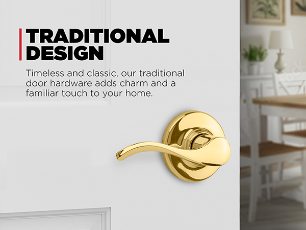 Timeless and classic, our traditional door hardware adds charm and a familiar touch to your home.