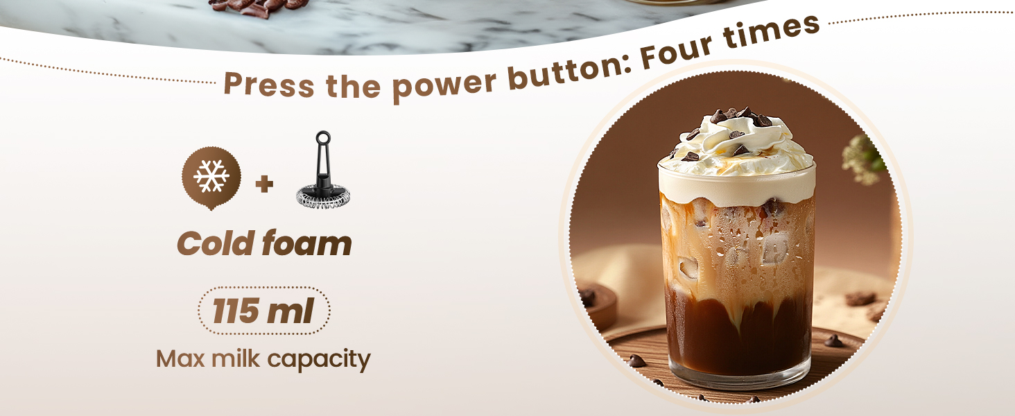 Electric Milk Frother and Steamer