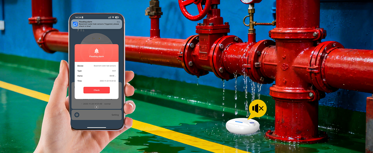 WiFi Water Leak Detectors