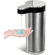 Amz Jet Automatic Hand Soap Dispenser Touchless, 350ml Stainless Steel Type-C Rechargeable 4-Leve...