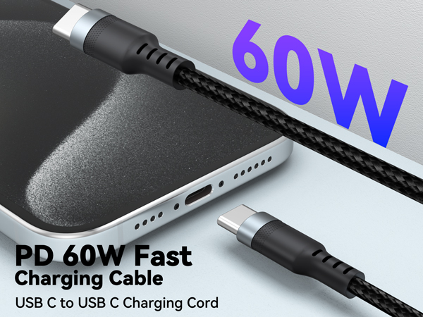 type c charger fast charging 15ft