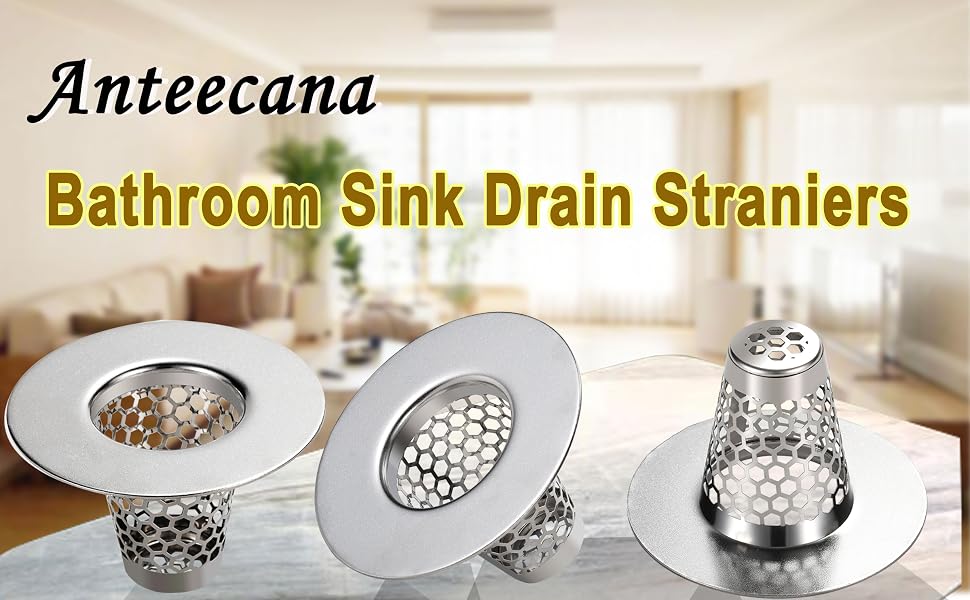 bathroom sink drain strainers