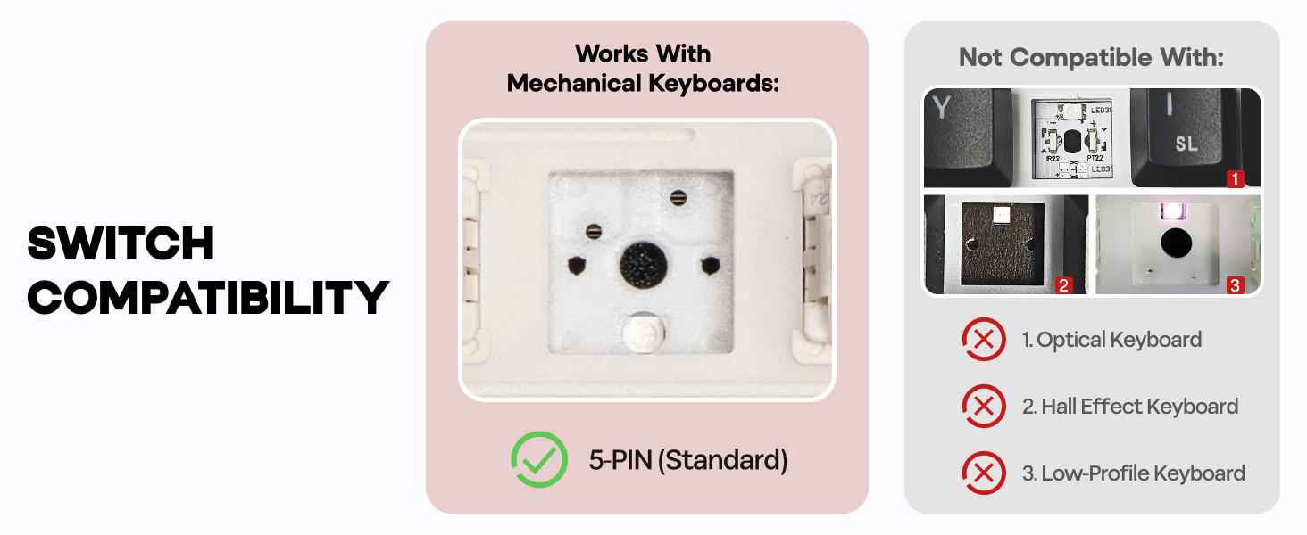 EPOMAKER Cream Marble Linear Mechanical Switch