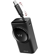 iWALK Portable Charger 10000mAh, 30W Fast Charging Power Bank with Built-in 2.3ft USB-C Retractab...