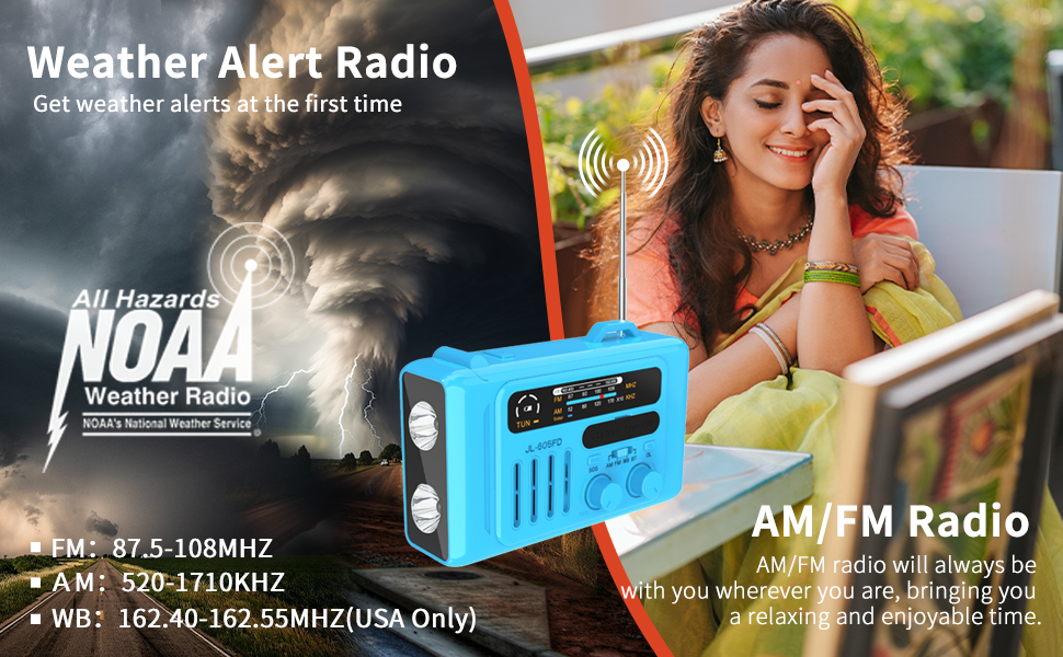 weather radio,hand crank radio,emergency radio