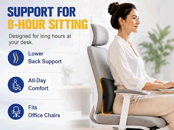 A lumbar support pillow for car helps improve comfort during long drives and daily sitting.