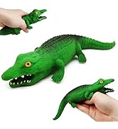 ZTATU Alligator Toy, Squishy Fidget Toys Stress Balls for Kids (1PCS) Crocodile Sand Filled Anima...