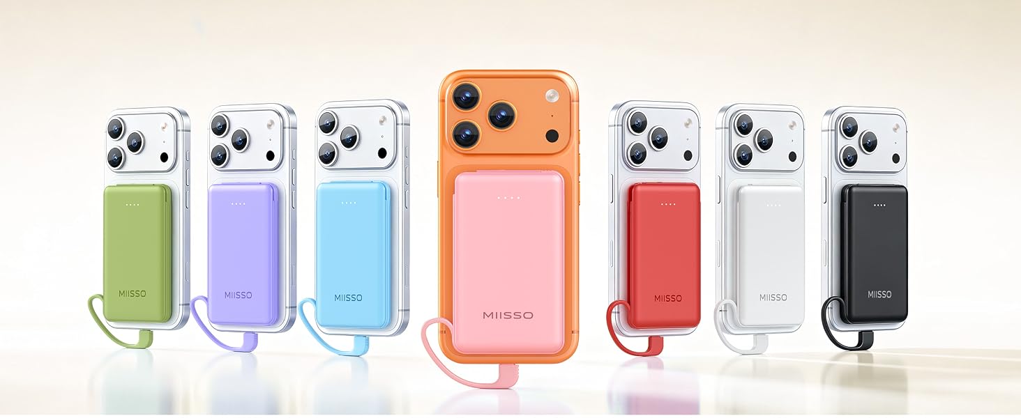 5000mah Ultra Slim Power Bank Pocket Size Mini Portable Charger Travel Essential Phone Charger