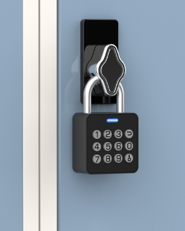 combination padlock with fingerprint