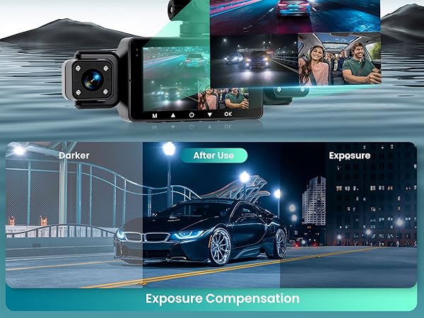 Dash Cam Front and Inside