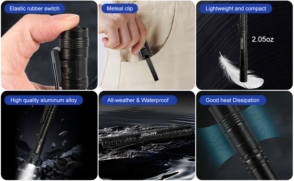 penflashlight rechargeable