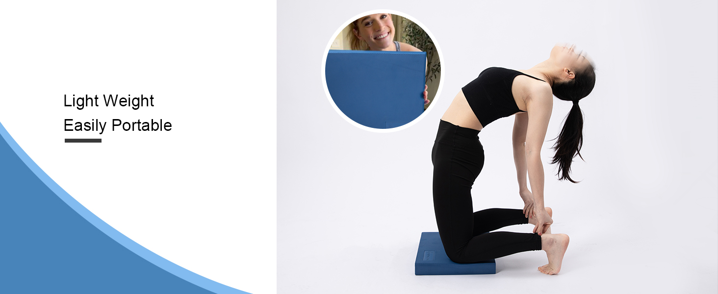 Lightweight and easily portable, your go-to fitness companion for workouts anytime, anywhere