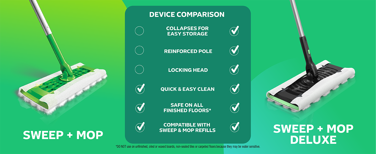swiffer sweep &amp; mop deluxe is an upgrade from the older swiffer sweep and mop 
