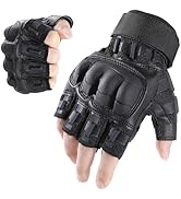 WTACTFUL Fingerless Tactical Gloves for Men, Airsoft Motorcycle Cycling Outdoor