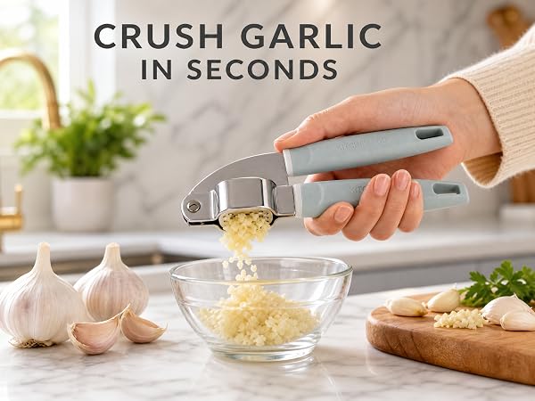 Crush Garlic in Seconds