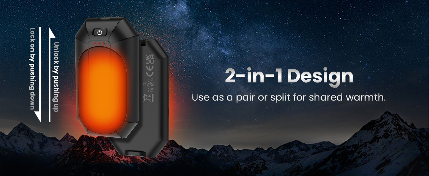 2-in-1 hand warmers