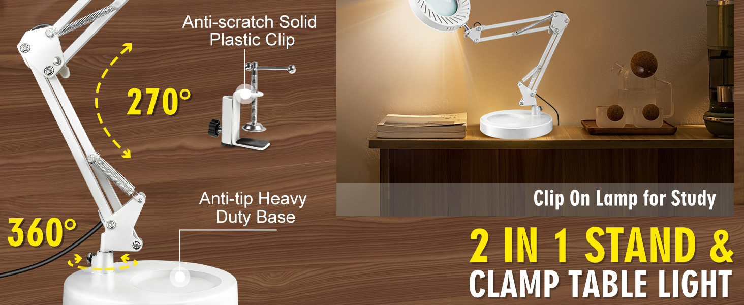 lighted magnifying light