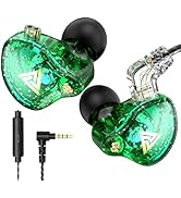 HJX QKZ AK6 Pro Wired IEM for Gaming Earbuds with MIC, in Ear Monitor Headphones, Deep Bass Sound...