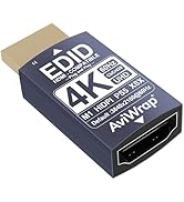 AviWrap HDMI EDID Emulator Passthrough,HDMI 2.0 Male to Female 4K@60Hz EDID Manager,Supports 1080...