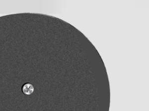 black paper towel holder