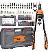 Trivd Frol 16" Rivet Nut Tool, Nutsert Rivet Nut Tool Kit with 15 Metric and SAE Mandrels, 281Pcs...