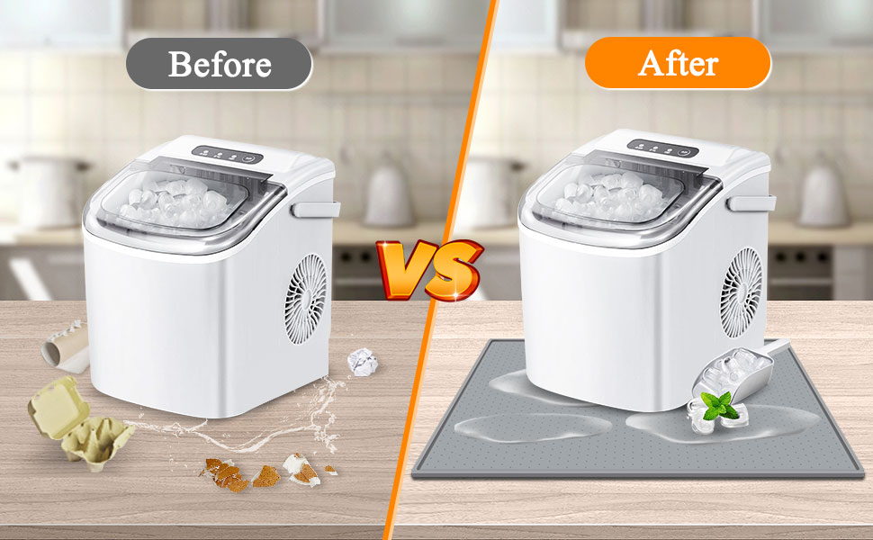 Ice maker machine mat