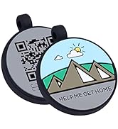 THELUCKYTAG Upgraded Personalized Dog Tags Engraved with 3D QR Code for Dogs Cat Collar - Silicon...