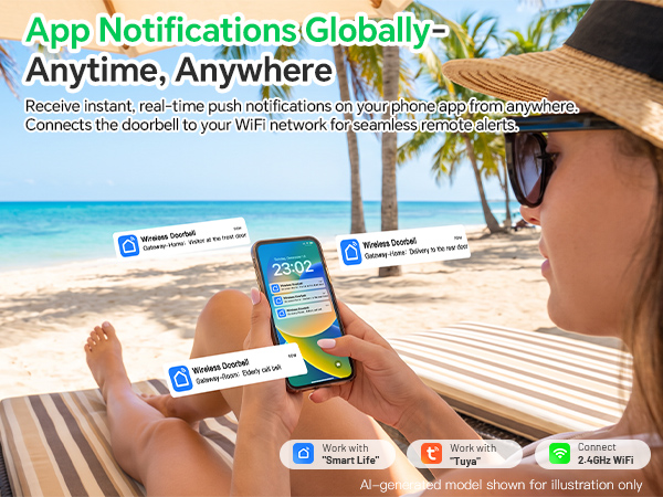 APP notification globally-anytime, anywhere