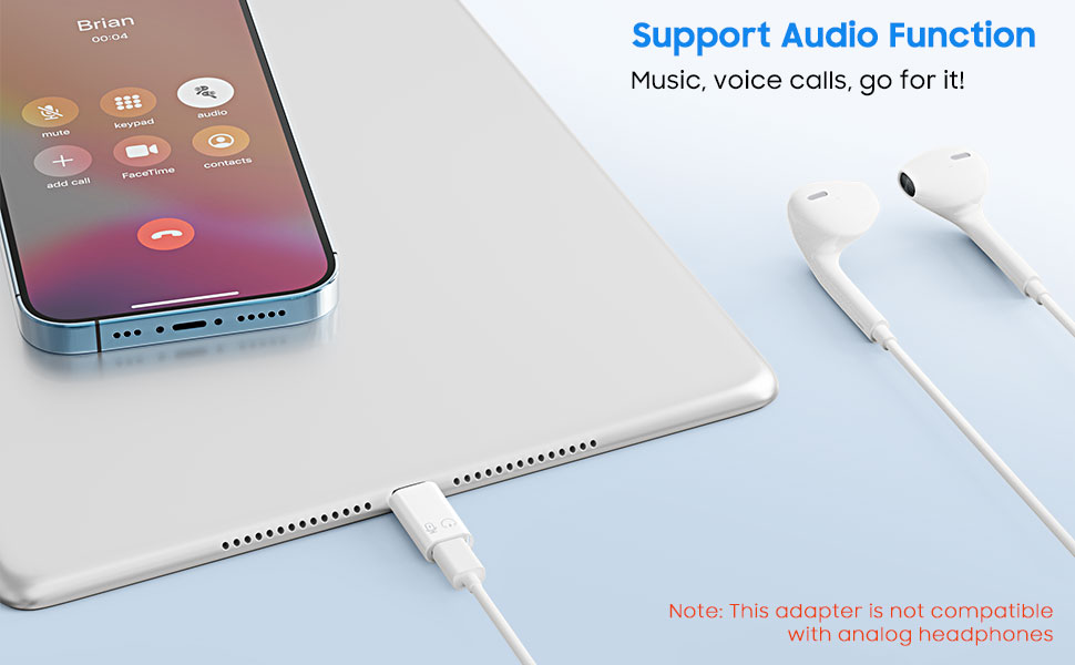 usb c to lighting otg adapter