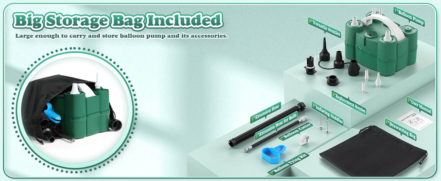 Storage Bag Included