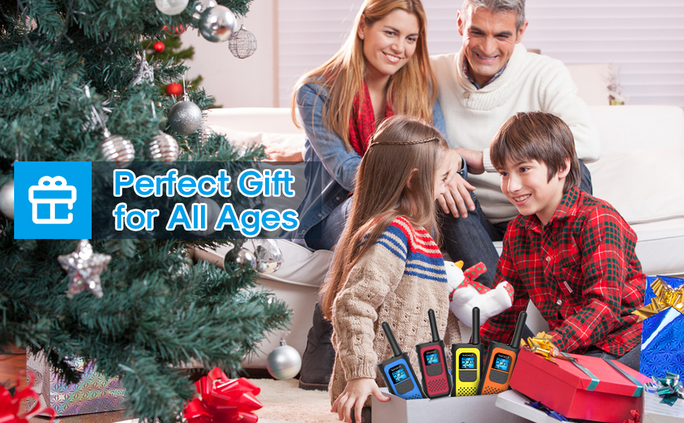 Walkie Talkies 4 pack for kids adults