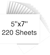 Cardstock Paper 5 x 7 Inch 220 Sheets Cardstock White Printer Paper