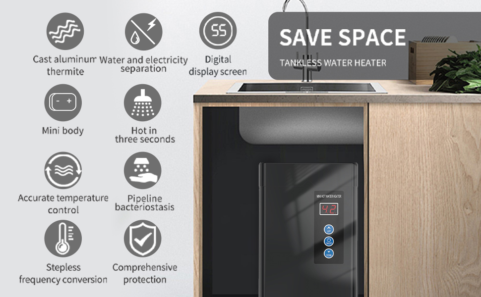 Antuony Tankless Electric Water Heater