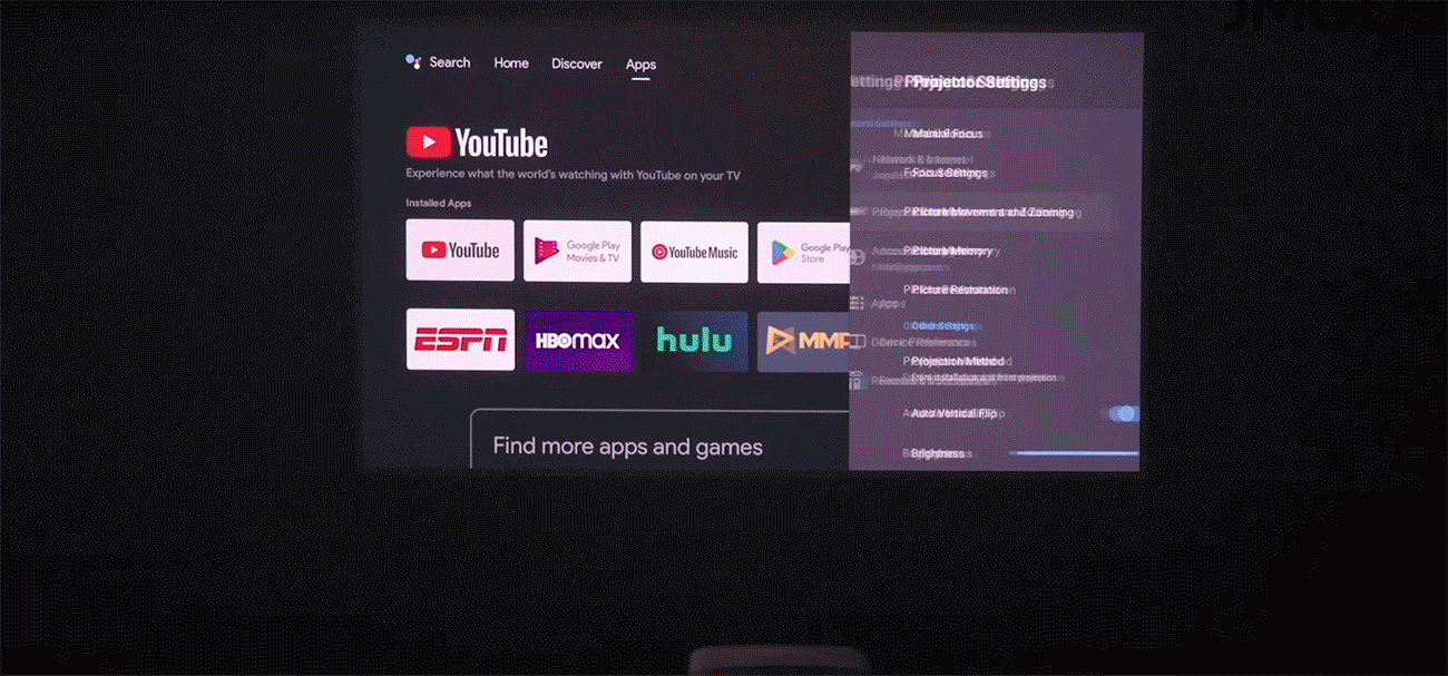 JMGO N1S Ultimate Cinematic-Grade Triple Laser 4K Projector 