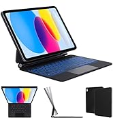 LAMA Magnetic Keyboard Case for iPad 10th Generation 2022, Magic iPad 10th Gen Case with Keyboard...