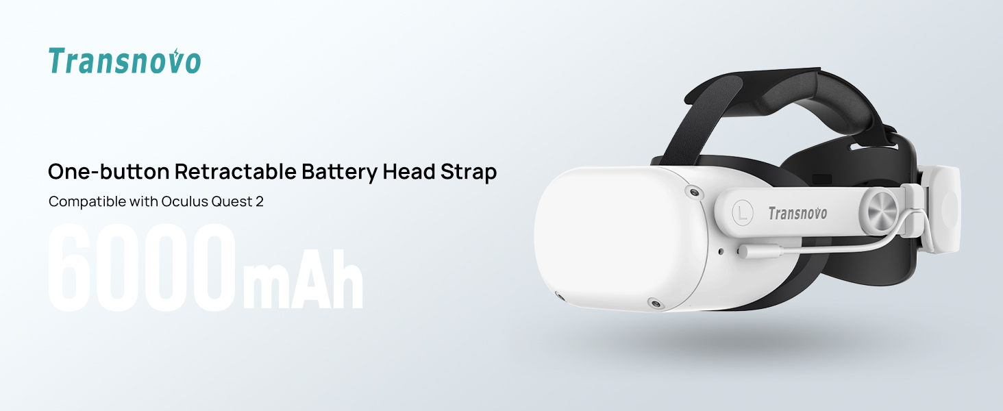 Quest 2 head strap with battery