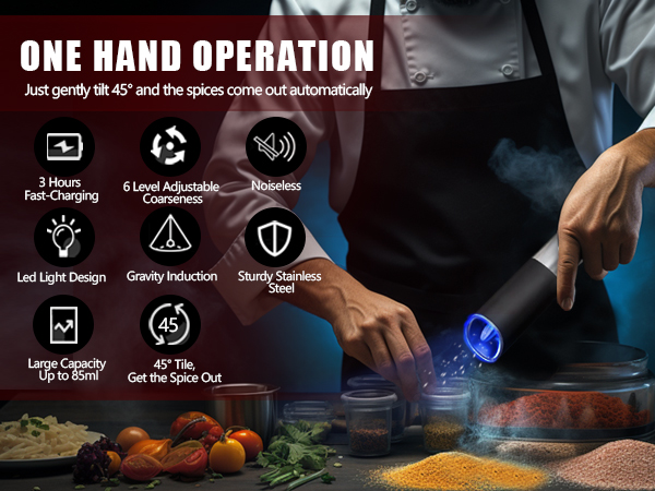 electric pepper grinder