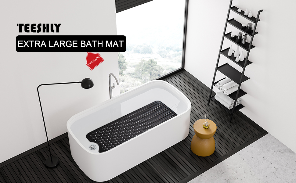 TEESHLY EXTRA LARGE BATH MAT SHOWER MAT