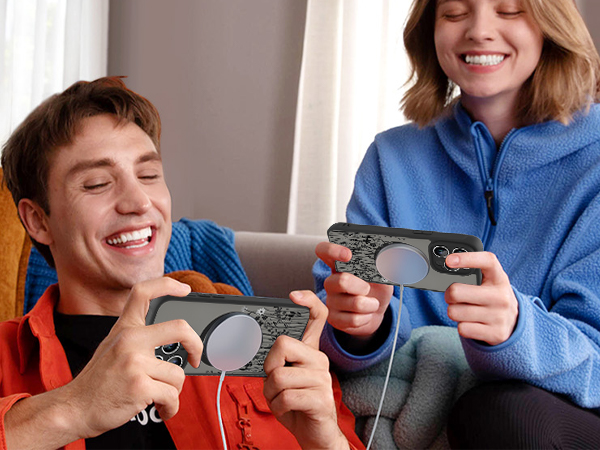 Black Wild Flower Slim Translucent Matte Case