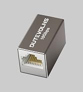 Dutevolns Ethernet Coupler 10Gbps, Expansion Adapter with Aluminum Alloy Shell, Female to Female ...