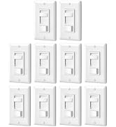 DEWENWILS Dimmer Switch for LED Lights, 600W Incandescent/Halogen and 150W CFL/LED, Single-Pole o...