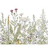 Waterproof Plant Leaf Decals, Floral Bathroom Wall Stickers for Toilet Lid/Cistern, Removable Sel...