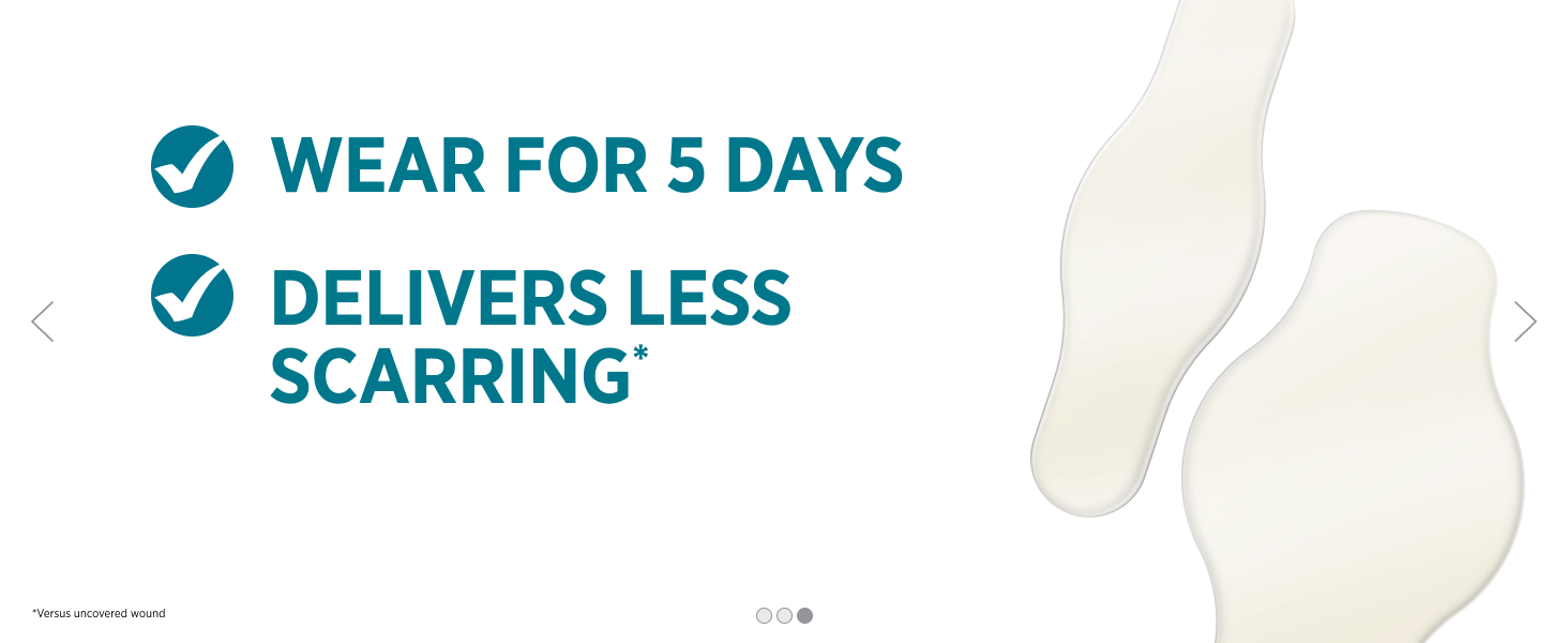 Wear for 5 Days to Deliver Less Scarring