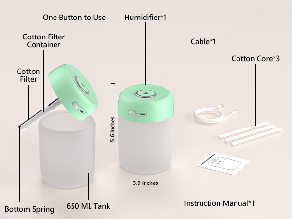 small humidifier for desk